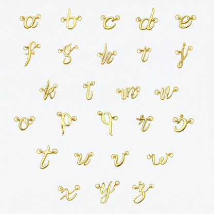 Dainty Cursive Initial Bracelet